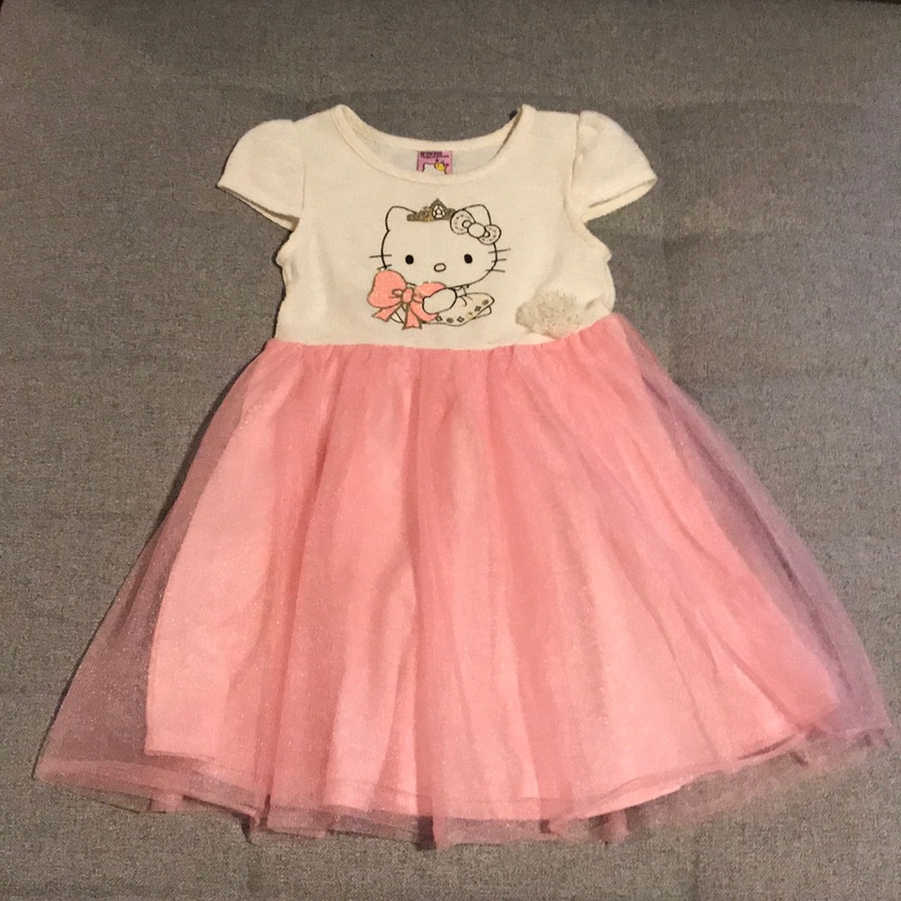 Hello Kitty party dress with mesh skirt